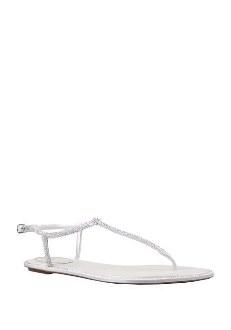 White Diana Sandals RENE' CAOVILLA | C11574-010-R001X318